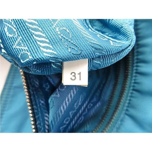Prada Teal Tote Bag with dust bag - joarbit.com Prada Teal Tote Bag with dust bag